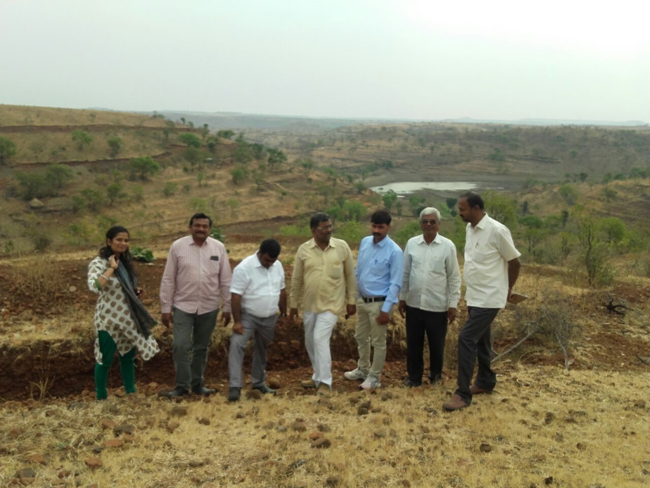 Watershed project at Yelda village implemented by Manavlok