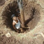 Tubewell recharge pit, dug by community participation in Pipriya Tehsil of Madhya Pradesh