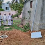 Rain Water Harvesting (RWH) system installed at the home in Chinchani village of Solapur district with help Rotary club.