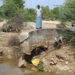 Broken Check dam in Nellore