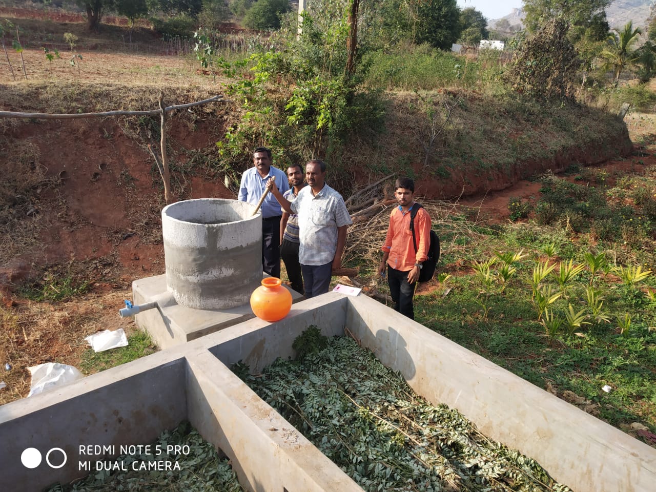 Jeevamrut and vermicompost unit