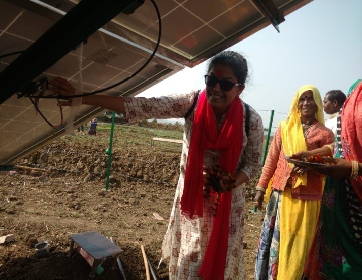 Solar irrigation PUmp Inspection by SIF Official