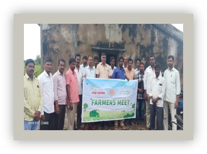Farmers meeting to discuss about comprehensive farming