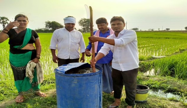 Use of Organic manure, inter cultivation and crop planning is taught in all clusters