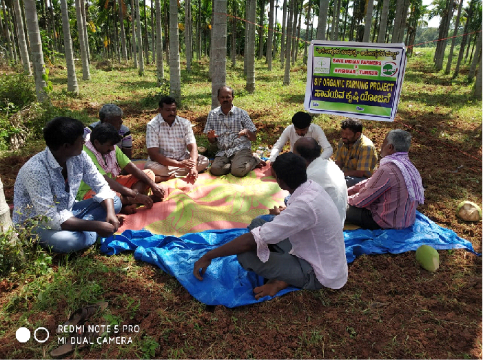 Interaction with SIF organic farmers on Formation of Organic FPO at Hiredoddawadi village