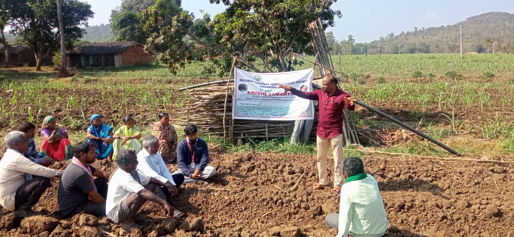 Soil testing and training 2 - Honnapur