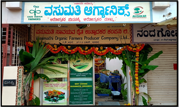 Vasumathi Organic outlet at Tumkur