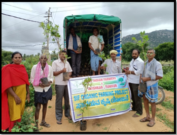 Distribution of Horticulture & Forestry  plants for 4th Year farmers