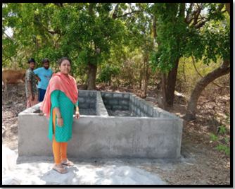 Construction of Vermicompost units - Women Farmers