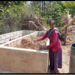 Construction of Vermicompost units - Women Farmers