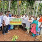 Organic farming exposure visit to Aruna women organic Farm, Yeraballi, village, Gubbi Taluka,Tumkur district.