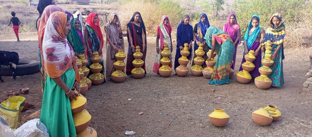 Seed storage materials with women groups