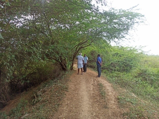 Old canals during Molakalapondla  visit